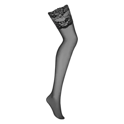 Krajkované silonky Obsessive 810 Stockings S-XL