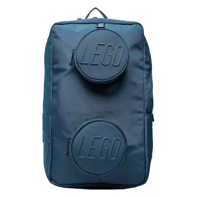 Tmavě modrý batoh LEGO Brick 1x2 Backpack 20204-0140