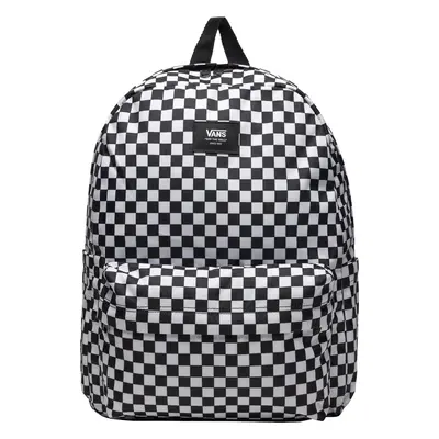 Bílo-černý kostkovaný batoh Vans Old Skool Check Backpack VN000H4XY281