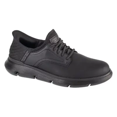 Černé pánské kožené tenisky Skechers Slip-Ins: Garza - Gervin 205046-BBK