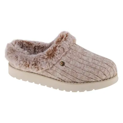 Béžové teplé pantofle Skechers Keepsakes - Ice Angel 31204-LTBR