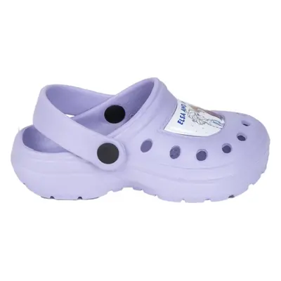 Světle fialové dívčí nazouváky Crocs Disney Frozen