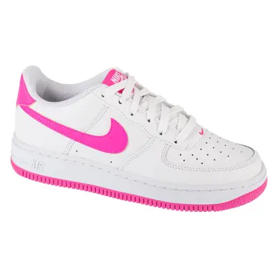 Bílo růžové dámské tenisky Nike Air Force 1 Gs FV5948-102