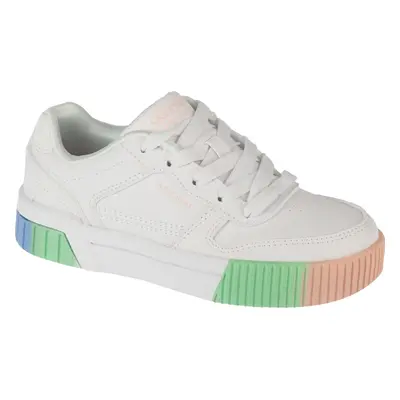 Bílé dámské stylové tenisky s barevnými detaily Skechers Jade 310890L-WMLT