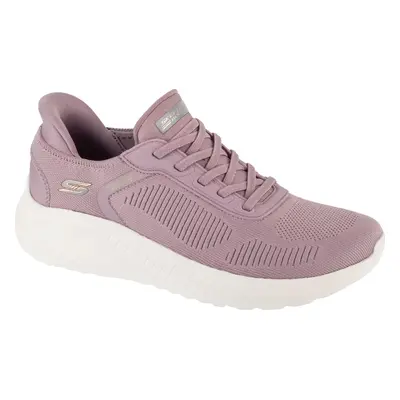 Růžové dámské tenisky Skechers Slip-Ins: BOBS Sport Squad Chaos - Current Muse 117497-LAV