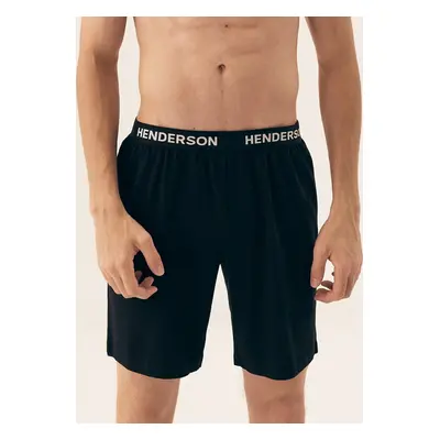 Pánské černé pyžamové kraťasy Henderson Select 42697 M-2XL