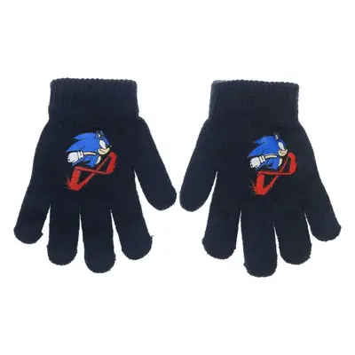 Tmavě modré chlapecké rukavice Sonic boys gloves