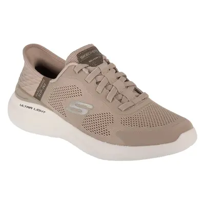 Taupe pánské sportovní tenisky Skechers Slip-Ins: Bounder 2.0 - Emerged 232459-TPE