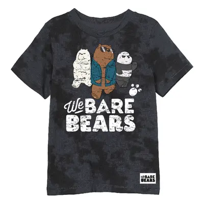 WE BARE BEARS Chlapecké tričko - Mezi námi medvědy 5202750, černá Barva: Černá