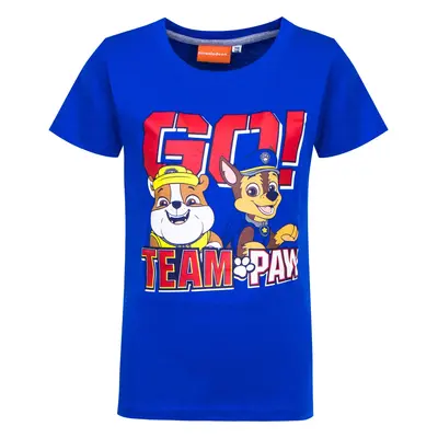 Paw Patrol - Tlapková patrola -Licence Chlapecké triko - Paw Patrol PA35681 , modrá Barva: Modrá