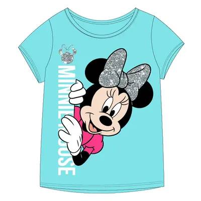 Minnie Mouse - licence Dívčí tričko - Minnie Mouse 52029490KOM, světle modrá Barva: Modrá světle