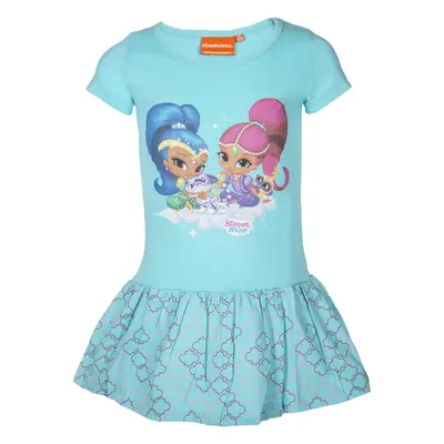 Shimmer-Shine - licence Dívčí šaty - Shimmer-Shine 640-038, tyrkysová Barva: Tyrkysová