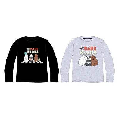 WE BARE BEARS Chlapecké tričko - Mezi námi medvědy 5202682, černá Barva: Černá