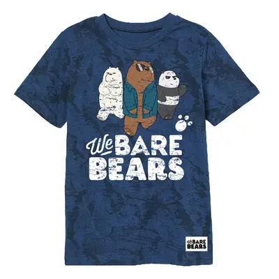 WE BARE BEARS Chlapecké tričko - Mezi námi medvědy 5202750, tmavě modrá Barva: Modrá tmavě