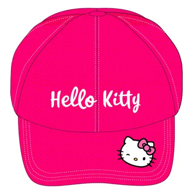 Hello Kitty - licence Dívčí kšiltovka - Hello Kitty 52392420, neonově růžová Barva: Růžová