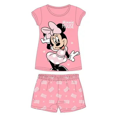 Minnie Mouse - licence Dívčí pyžamo - Minnie Mouse 5204B351W, růžová Barva: Růžová