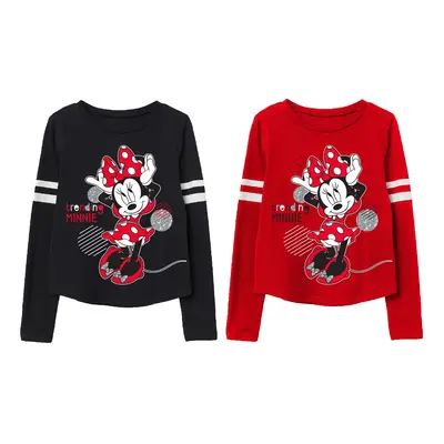 Mickey Mouse - licence Dívčí tričko - Minnie Mouse 52029025, černá Barva: Černá