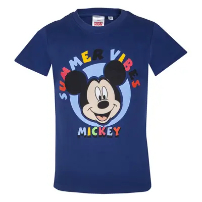 Mickey Mouse - licence Chlapecké triko - Mickey Mouse 169, tmavě modrá Barva: Modrá tmavě