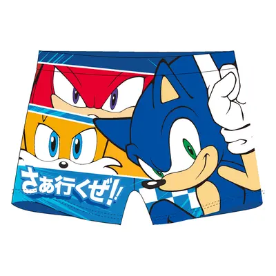 Ježek SONIC - licence Chlapecké koupací boxerky - Ježek Sonic 5244161, modrá Barva: Modrá