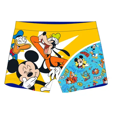 Mickey Mouse - licence Chlapecké koupací boxerky - Mickey Mouse 5244A406, žlutá / modrá Barva: Ž