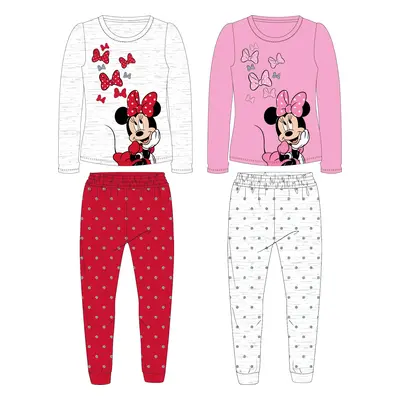 Minnie Mouse - licence Dívčí pyžamo - Minnie Mouse 52049868, šedá/ červená Barva: Šedá