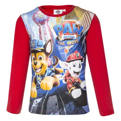 Paw Patrol - Tlapková patrola -Licence Chlapecké tričko - Paw HU1337, červená Barva: Červená