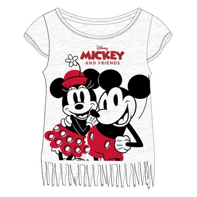 Minnie Mouse - licence Dívčí tričko - Minnie Mouse 52029474, světle šedý melír Barva: Šedá