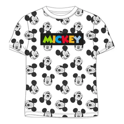 Mickey Mouse - licence Chlapecké tričko - Mickey Mouse 5202A083NI, bílá Barva: Bílá