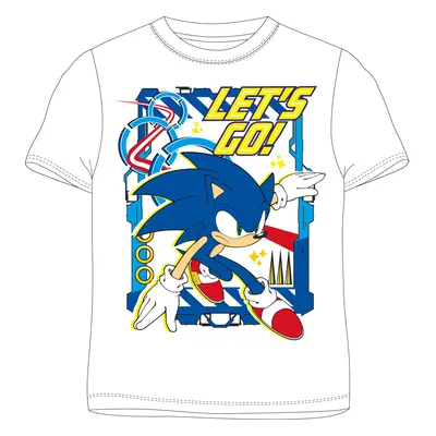 Ježek SONIC - licence Chlapecké tričko - Ježek Sonic 5202048, bílá Barva: Bílá