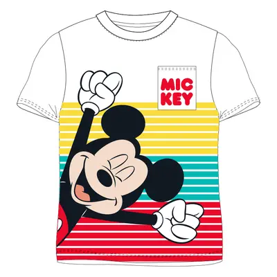 Mickey Mouse - licence Chlapecké tričko - Mickey Mouse 52029503, bílá Barva: Bílá