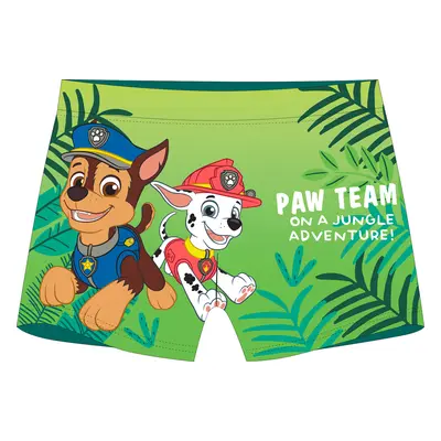 Paw Patrol - Tlapková patrola -Licence Chlapecké koupací boxerky - Paw Patrol 52442571, zelená B