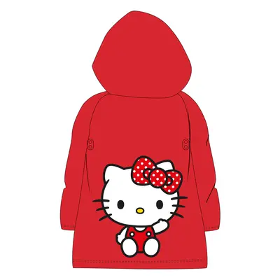 Hello Kitty - licence Dívčí pláštěnka - Hello Kitty 52282328, červená Barva: Červená