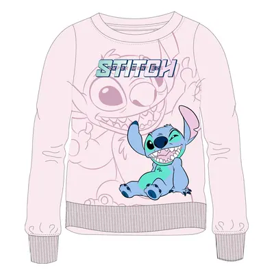 Lilo & Stitch - licence Dívčí mikina - Lilo & Stitch 5218C473, světle růžová Barva: Růžová