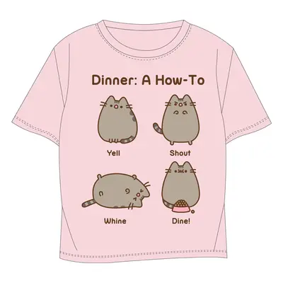 Pusheen - licence Dívčí tričko - Pusheen 5202055, světle růžová Barva: Růžová