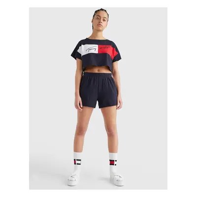 Tommy Hilfiger dámské tmavě modré šortky