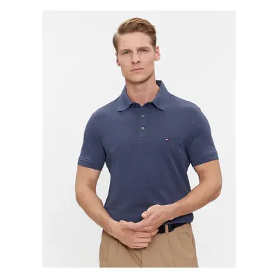 Tommy Hilfiger pánské modré polo tričko