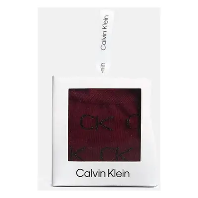 Calvin Klein dámské vínové ponožky