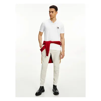 Tommy Hilfiger pánské bílé polo tričko