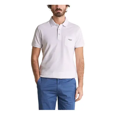 Salsa Jeans pánské bílé polo tričko