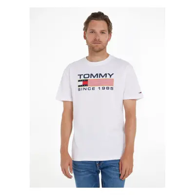 Tommy Jeans pánské bílé tričko