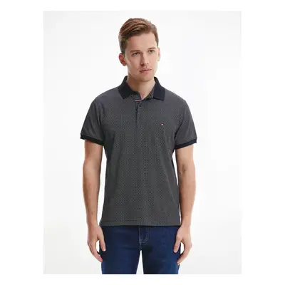 Tommy Hilfiger pánské modré polo Micro