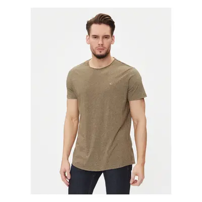 Tommy Jeans pánské khaki tričko