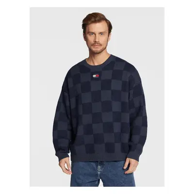 Tommy Jeans pánský tmavěmodrý svetr