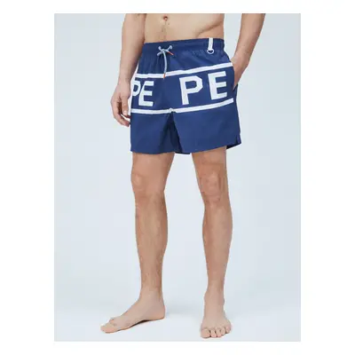 Pepe Jeans pánské modré plavky Soul