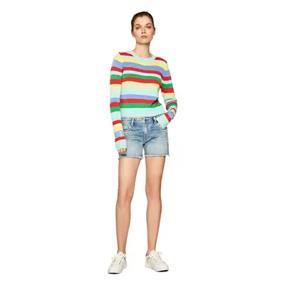 Pepe Jeans dámské džínové šortky Rainbow