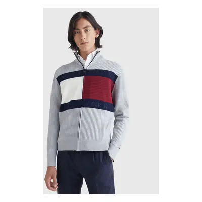 Tommy Hilfiger pánský šedý svetr