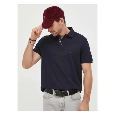 Tommy Hilfiger pánské tmavě modré polo tričko.