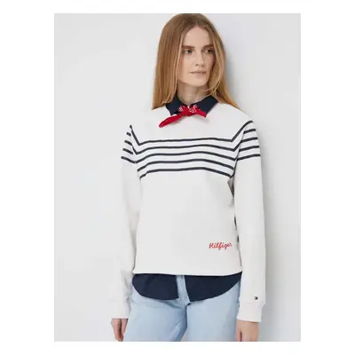 Tommy Hilfiger dámská krémová mikina