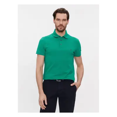 Tommy Hilfiger pánské zelené polo tričko