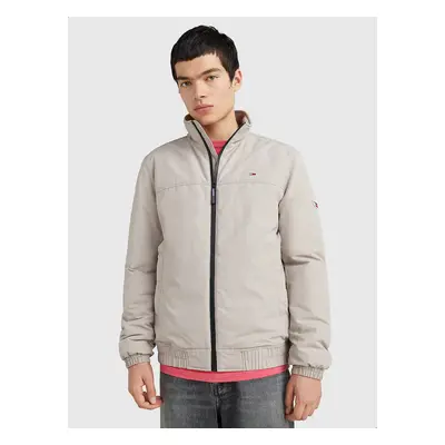 Tommy Jeans pánská béžová bunda ESSENTIAL PADDED JACKET